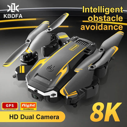 KBDFA G6 5G Drone – 8K HD Camera, GPS, Four-Sided Obstacle Avoidance, Foldable Quadcopter RC Helicopter for FPV & Professional Use