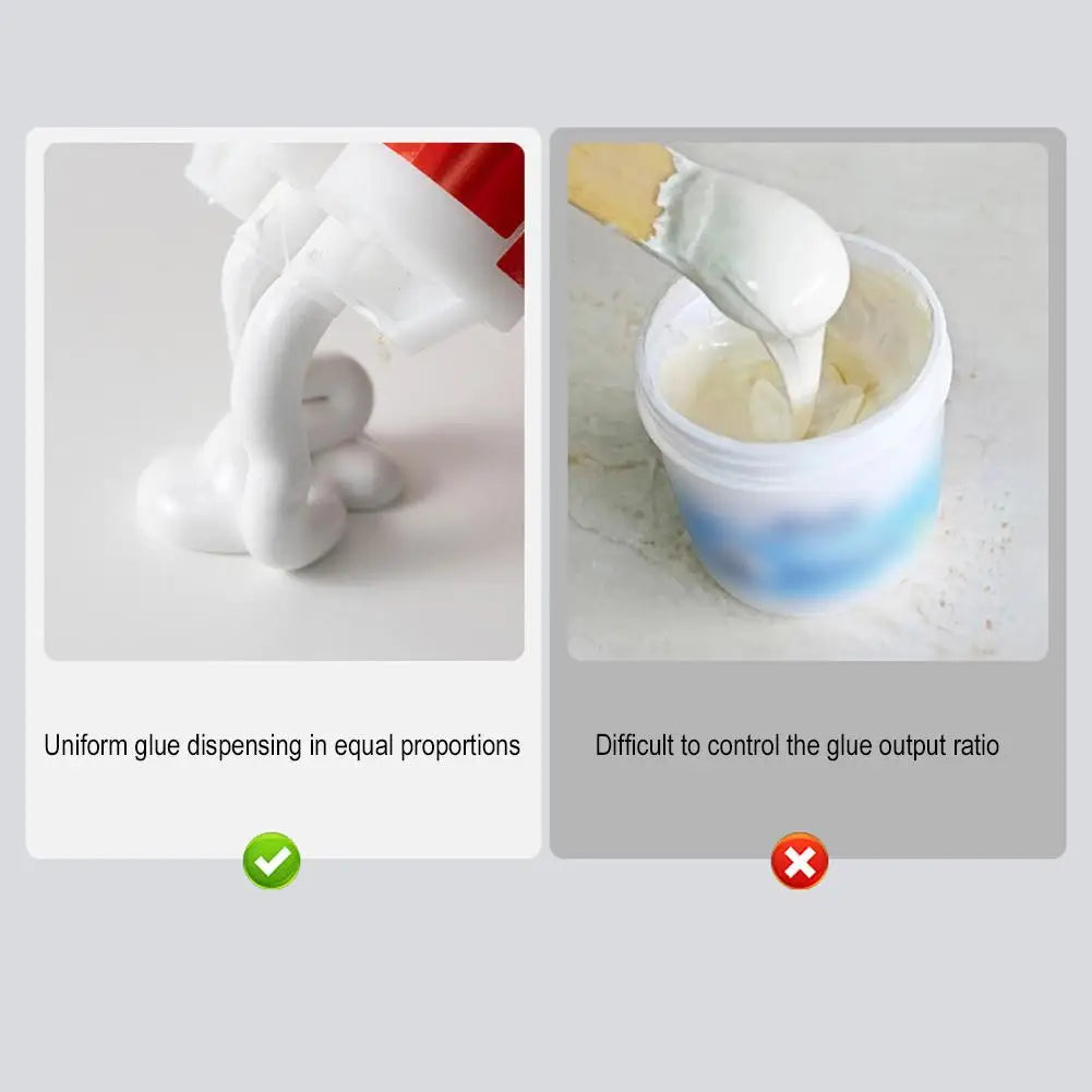 50ml Tile and Ceramic Repair Paste - Quick-Drying Adhesive for Porcelain, Enamel, Sink Cracks, and Tub Chips