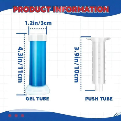 Yunliwei Toilet Cleaner Gel Stick - Long-Lasting Fragrance, Deodorizing Toilet Cleaning Gel for Fresh Bathroom Care