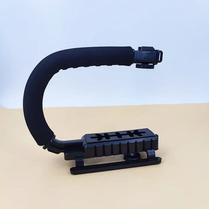 U-Shaped Handheld Camera Stabilizer — Video Grip for DSLR, Nikon, Sony, SLR, and GoPro, Portable Steadicam