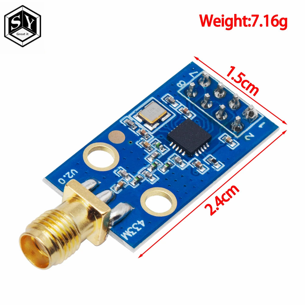 CC1101 Wireless Transceiver Module with SMA Antenna – 315/433/868/915MHz for Arduino