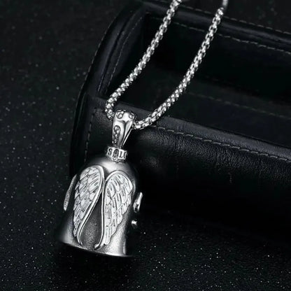 Angel Guardian Riding Bell — Portable Motorcycle & Bicycle Accessory, Perfect Gift for Bikers
