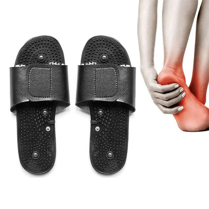 Foot Massage Slippers — Reflexology TENS & EMS Acupuncture Therapy for Feet Relaxation and Body Massage