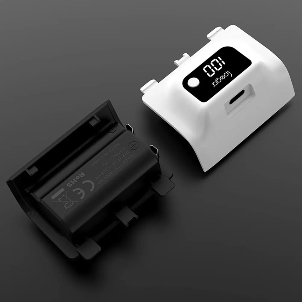 Wireless Gamepad Rechargeable Battery 1400mAh — Digital Display Replacement for Xbox Series X/S Controller