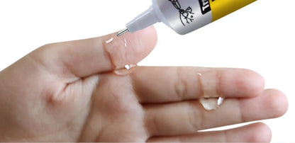 Zhanlida Speaker Repair Glue — 15/50/80ML Black & Transparent Adhesive for Foam, Rubber Edge, Dust Cap & Cone