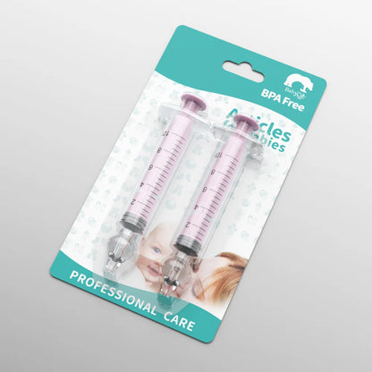 Baby Nasal Cleaner Syringe Set – 2-Piece 10mL Infant Nose Washer and Aspirator Tool