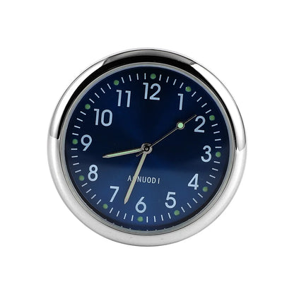 Luminous Car Clock - Mini Auto Stick-On Digital Watch for Cars, 40mm & 43mm Quartz Mechanic Ornament