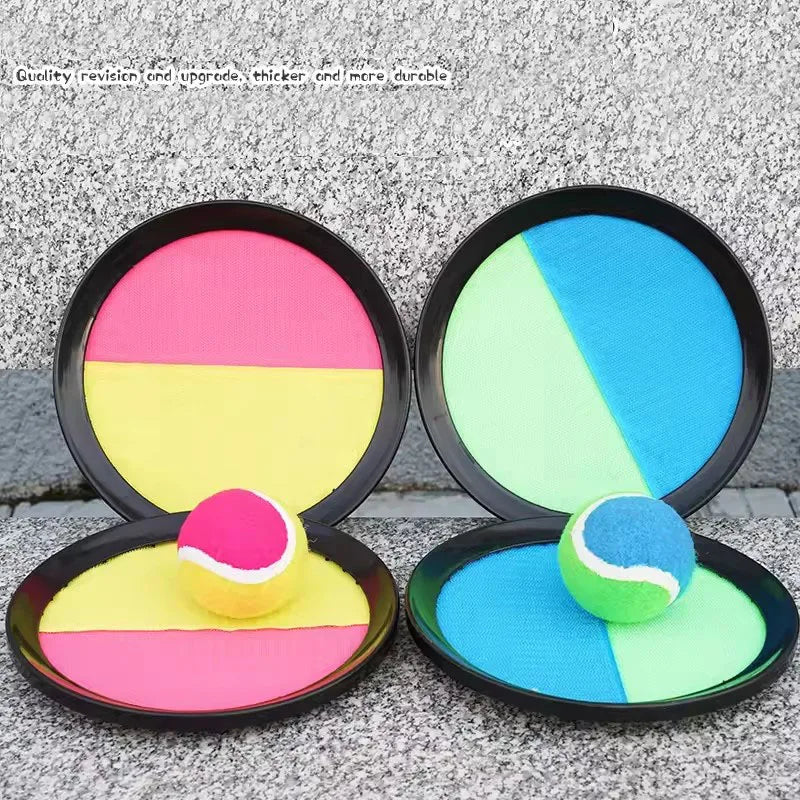 Kids Sucker Sticky Ball Toy Set – Outdoor Catch & Throw Game for Parent-Child Interactive Play