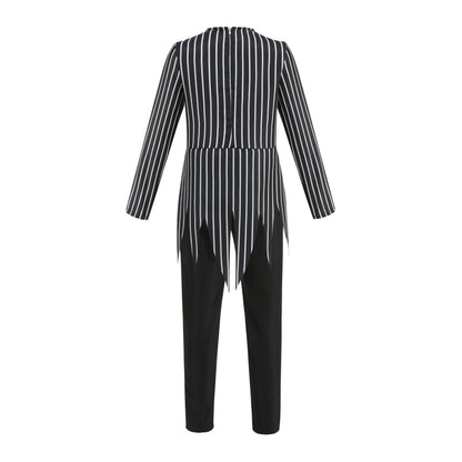 Jack Skellington & Sally Kids Costume - Halloween Cosplay Dress-Up Outfit for Girls & Boys