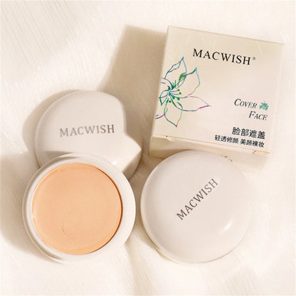 Waterproof Full Coverage Concealer – Natural Finish Foundation for Tattoos, Scars, Dark Circles, Acne, and All Skin Types
