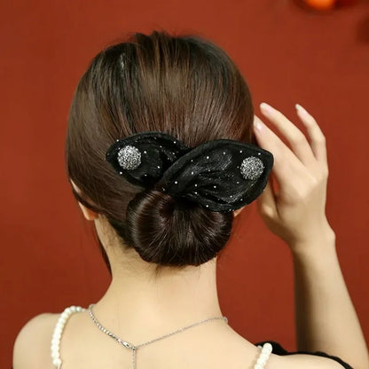 Heart-Shaped Hair Curler – Magic Donut Bun Maker for Women’s Braids & Hair Styling Accessories