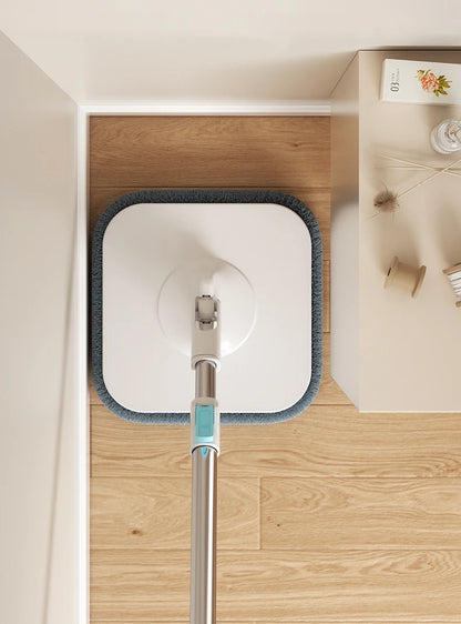 360° Spin Squeeze Mop for Floor Cleaning | Easy-Drain Household Mop with Handle | Home Cleaning Broom & Mop Tool Set