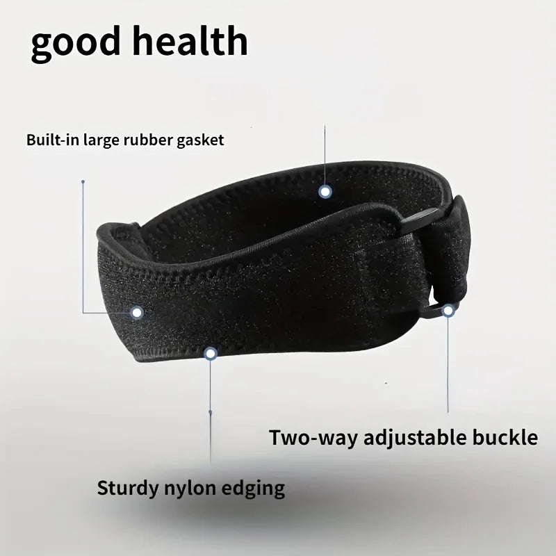 Basketball Knee Pad with Patellar Tendon Support — Adjustable Shock-Absorbing Compression Sleeve