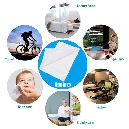 50pcs/roll Disposable Spa & Massage Bed Sheets – Non-Woven Salon, Tattoo & Table Cover