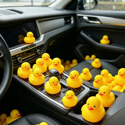 30-Piece Mini Rubber Duck Toy Set - Squeaky Swimming Ducks for Classroom Prizes, Home and Car Decor, Gifts, and Collectibles