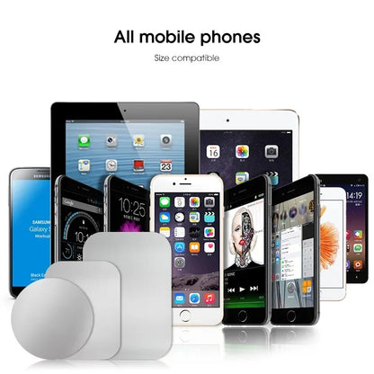 Magnetic Phone Holder for Car - Universal Iron Sheet Disk Sticker Mount for All Smartphones