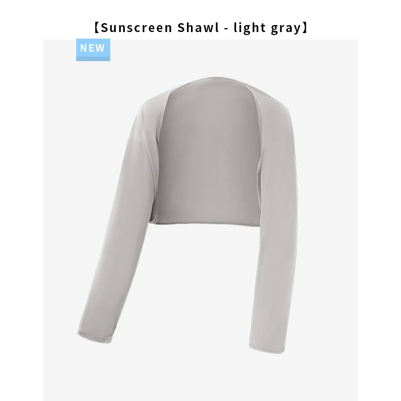Women’s UPF Sun Protection Shawl – Breathable Cooling Shrug with Thumb Holes Loose Dolman Sleeve Cover for Travel & Outdoor Use