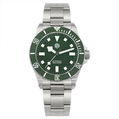 San Martin SN0121T Titanium Diving Watch – NH35 Automatic, Grade 2 Titanium, 120-Click Bezel, 300M Waterproof Wristwatch