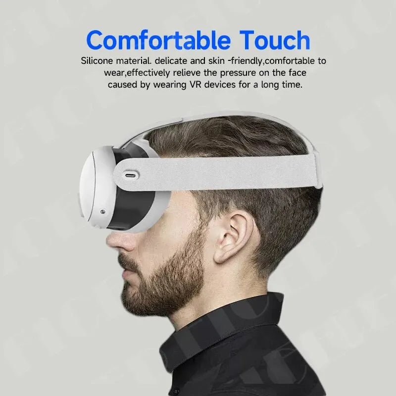 FICEP Silicone Replacement Face Cover for Meta Quest 3 – Dust & Sweat Resistant VR Mask Accessory