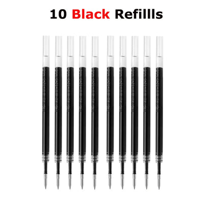 KACO Metal Clip Gel Pen - 0.5mm Black Ink Quick Dry Signature Pen with 800M Smooth Writing Capacity