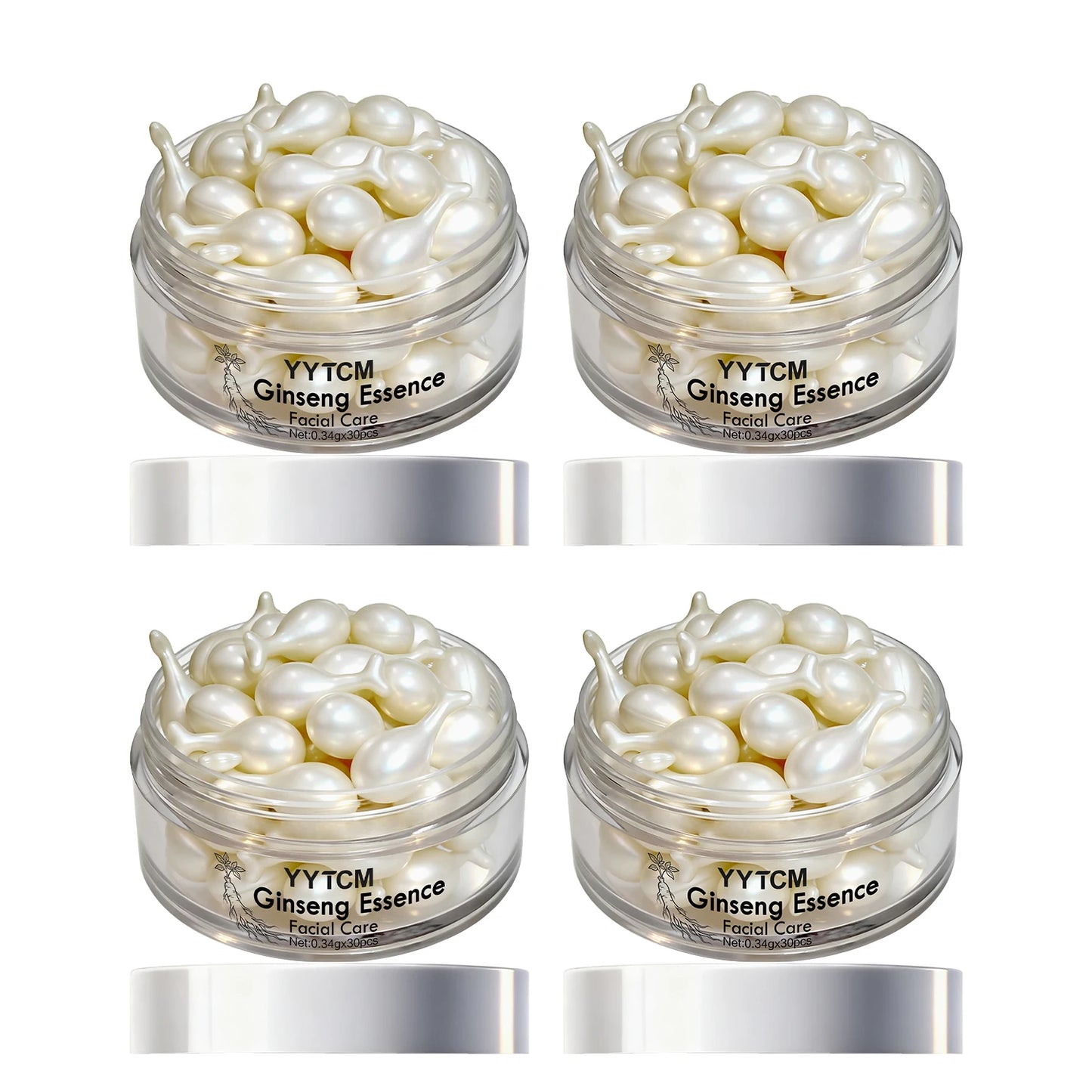 Ginseng Essence Capsules - Moisturizing Firming Serum with Retinol, Niacinamide & Vitamin E