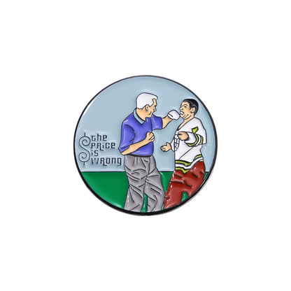 Magnetic Golf Hat Clip with Ball Marker - Electroplated Golf Marker and Training Accessory for Kids, Boys, Girls, and Golf Gifts