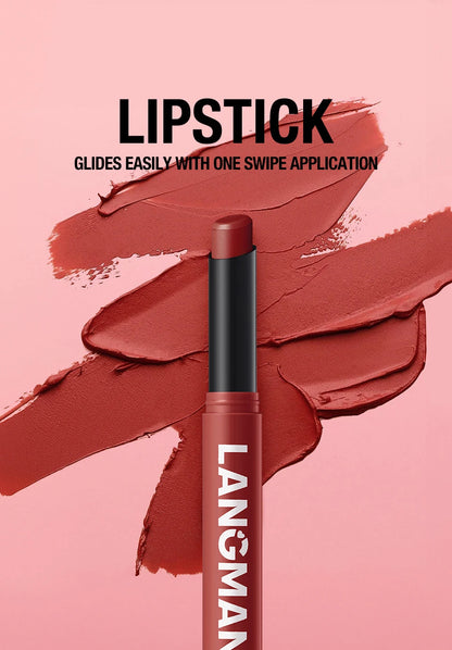 12-Color Matte Lipstick Pencil – Waterproof, Long-Lasting Non-Stick Lip Stain Tint Nude Makeup Pen