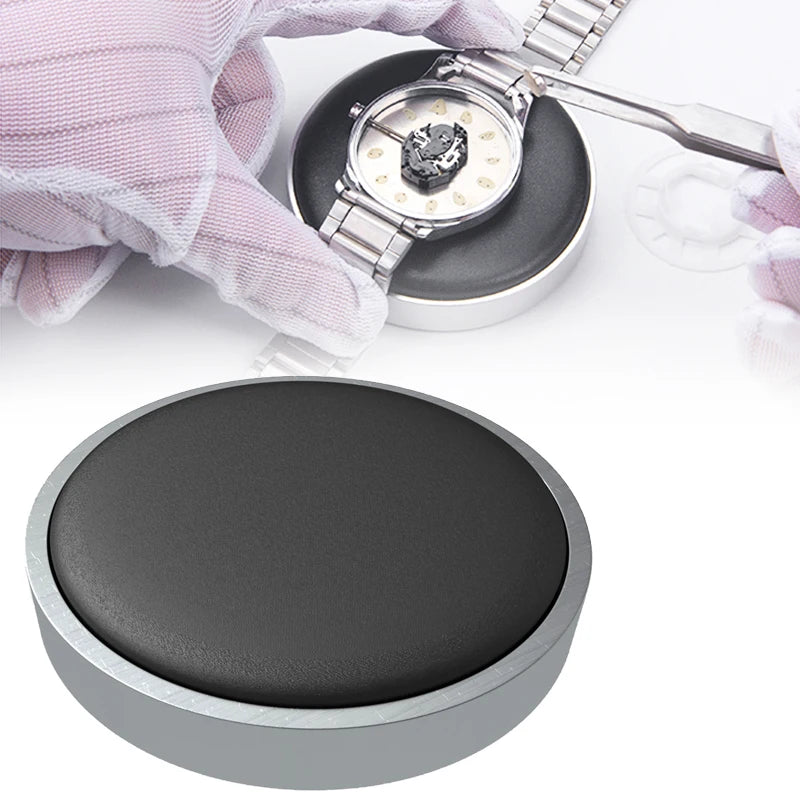 Watch Movement Casing Cushion Pads – Leather Protective Holder for Repair & Battery Change (1/4/6/9/13PCS)
