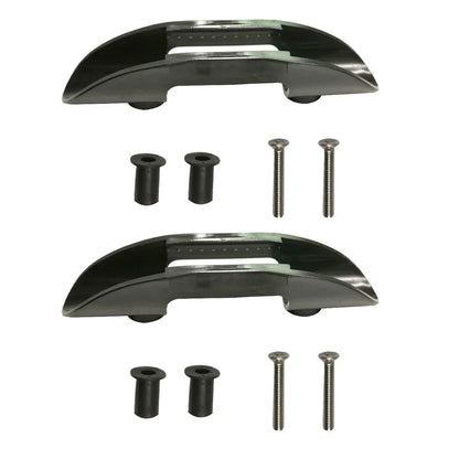 Kayak Canoe Paddle Clip – Deck Mounted Paddle Holder with Screws & Nuts for Fishing Boats & Oars