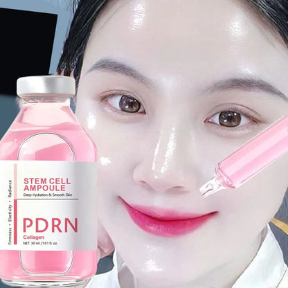 PDRN Stem Cell Serum Ampoule - Collagen Moisturizing Essence for Hydrated, Radiant-Looking Skin and Fine Line Care
