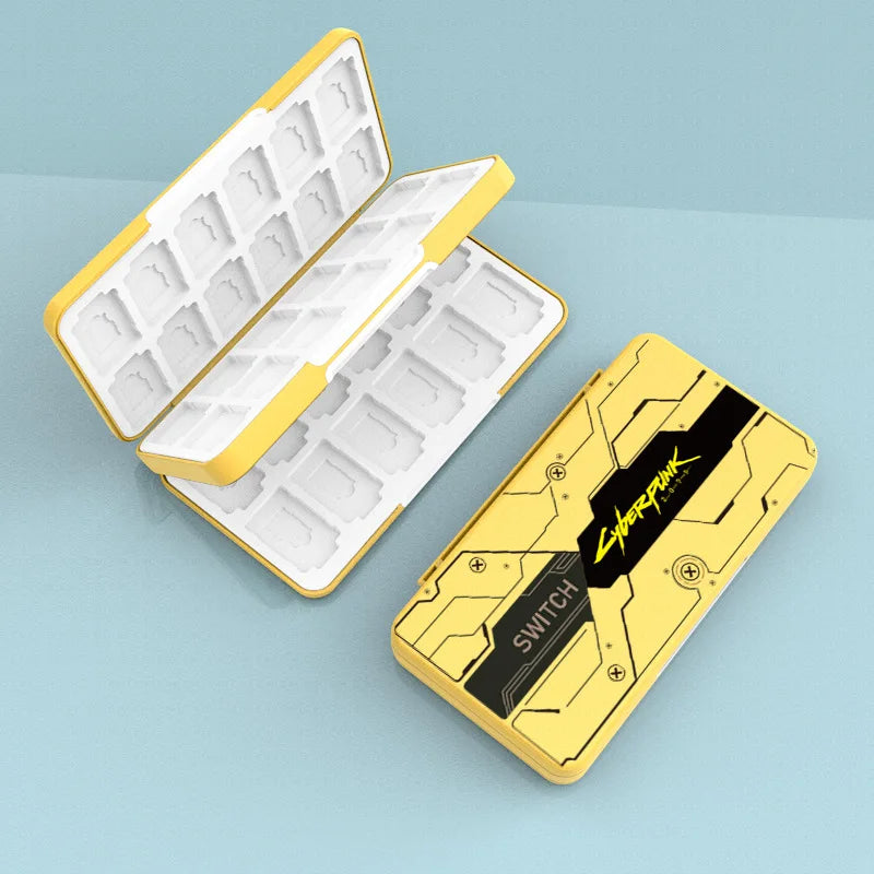 48-in-1 Nintendo Switch OLED Lite Accessories Set – Pink Game Card Case & SD Card Storage Box