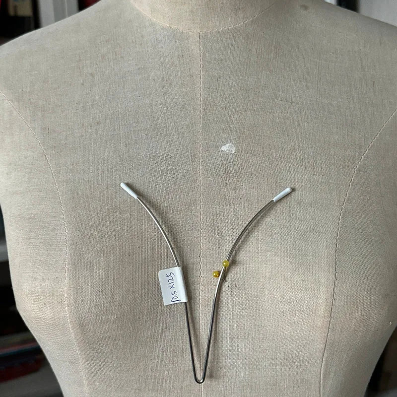 Stainless Steel Bra Underwire Shapers - 6-Piece Lingerie Making Supplies for Bras, Bustiers, and Corsets