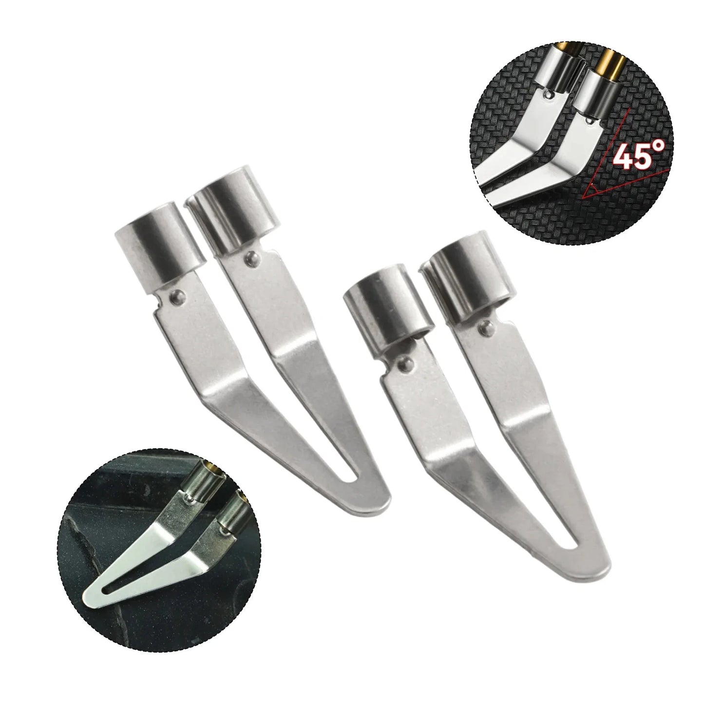 3/10Pcs Adjustable Soldering Iron Tips - 45 Degree Elbow Smooth Head for Welding Repair Tool Accessories