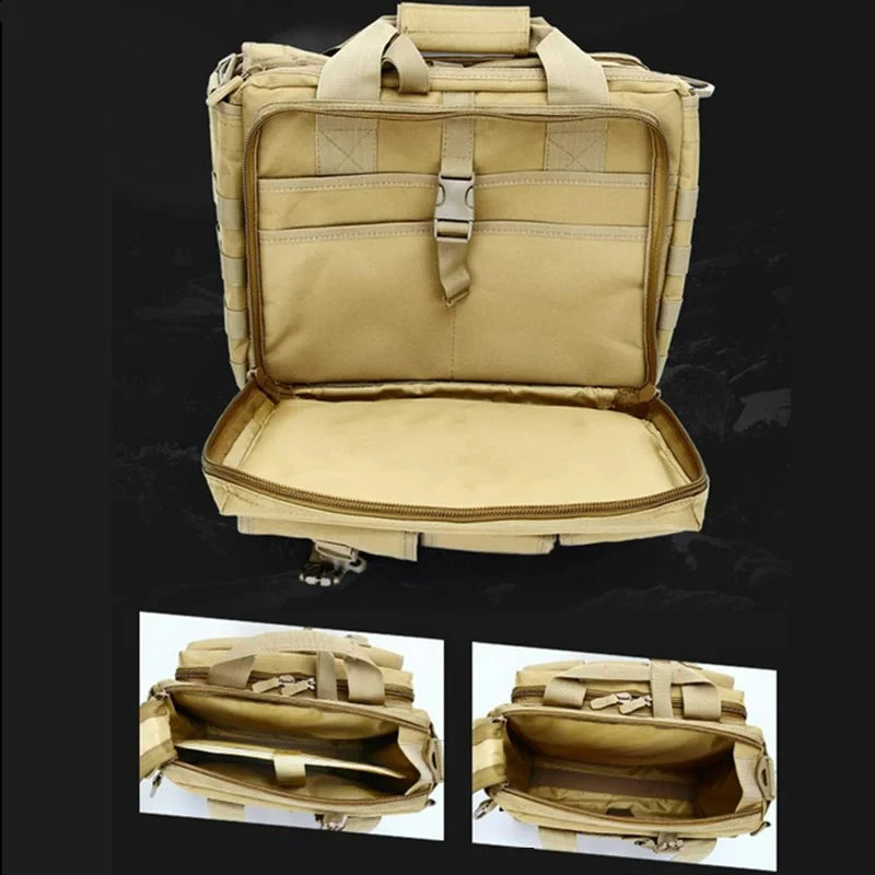 Tactical Molle Backpack – Multifunction Nylon Messenger Bag, Laptop Briefcase & Outdoor Climbing Shoulder Bag