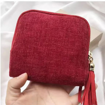 Tassel Jewelry Storage Bag - Large Capacity Travel Pouch for Rings, Bracelets & Accessories