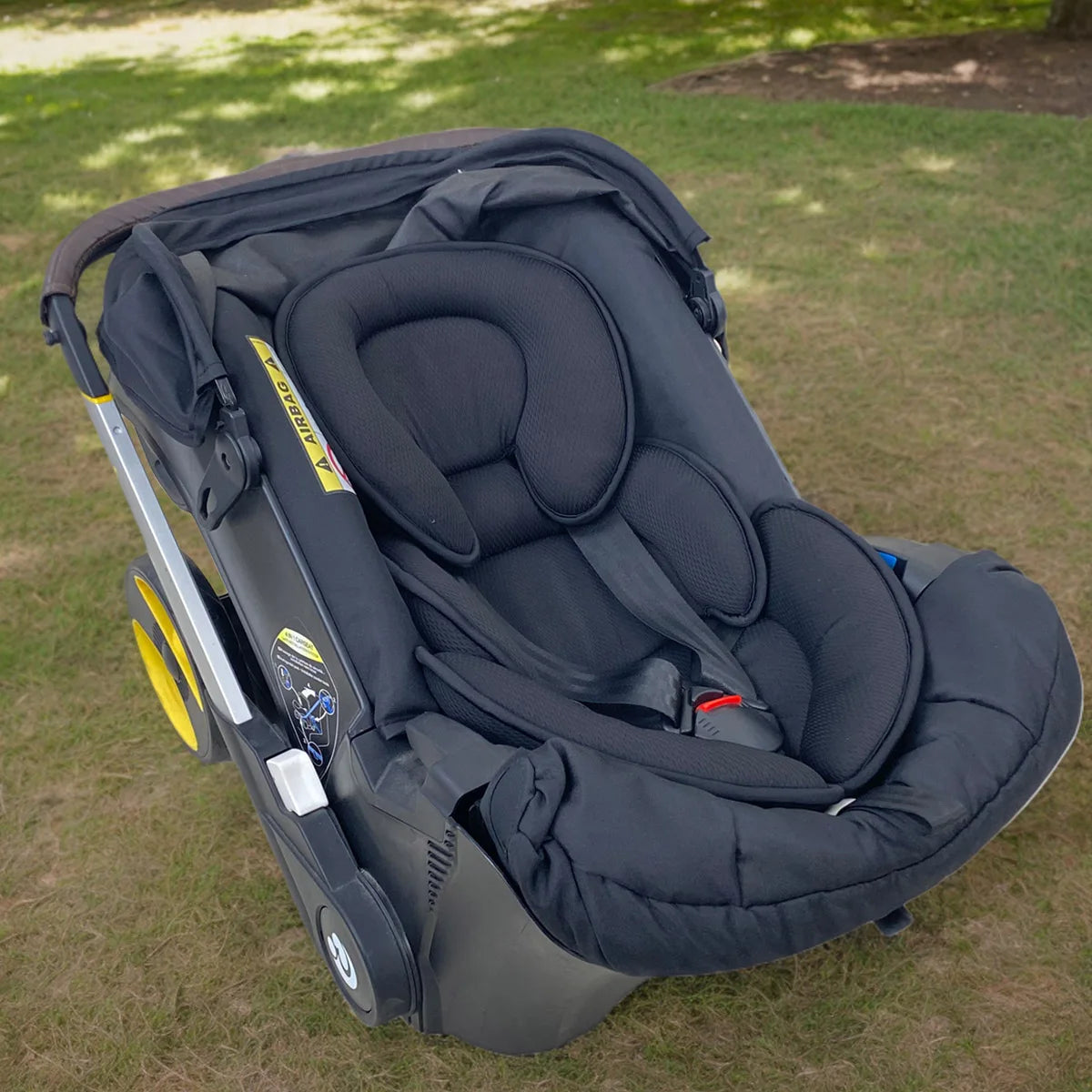 Universal Baby Stroller Seat Cushion — Head & Body Support Pillow for Newborns, Doona Car Seat & Stroller Accessories