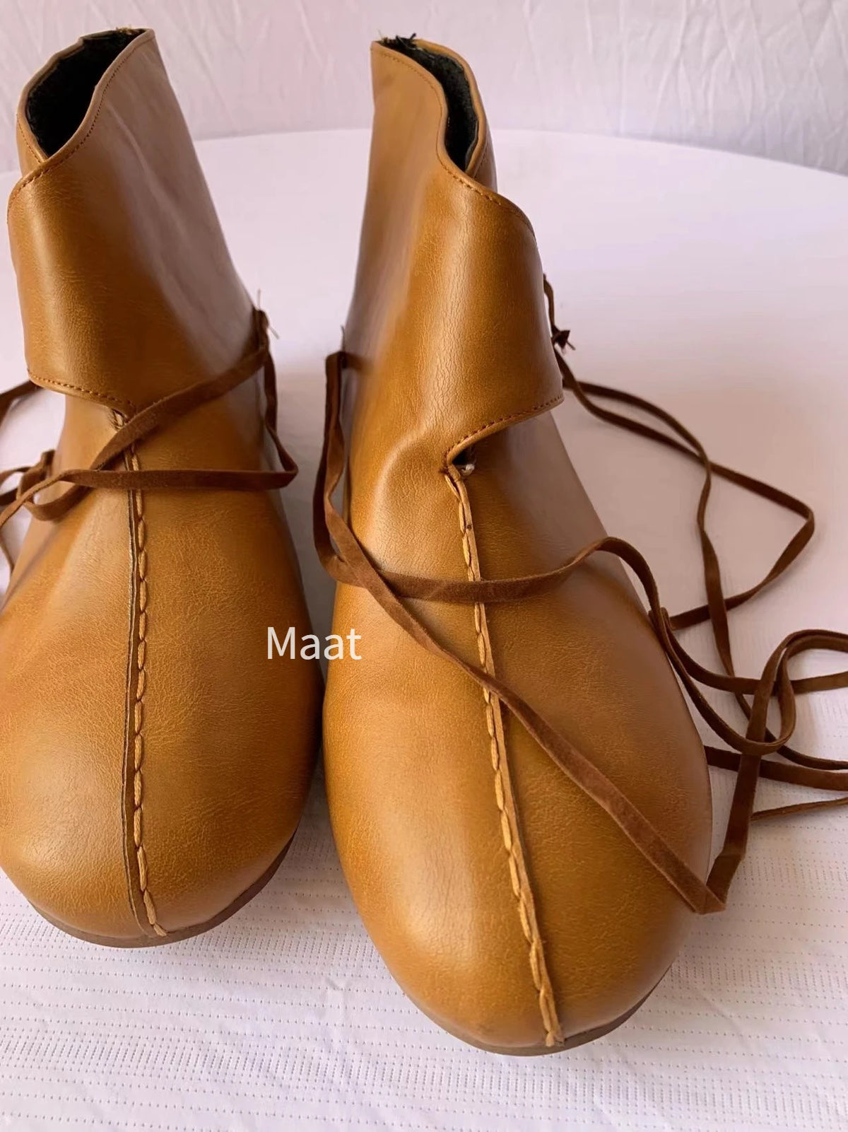 Men’s Medieval Ankle Boots - Retro Knight Prince Samurai Casual Leather Shoes