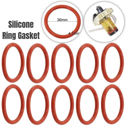 2/5/10PCS 36mm Food-Grade Silicone O-Rings – Replacement Gaskets for DeLonghi Coffee Machines EAM/ESAM/ECAM