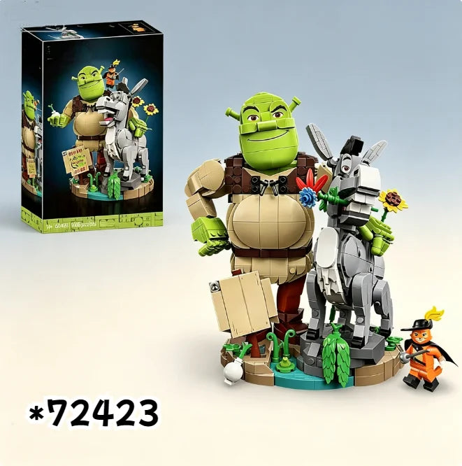 1403PCS Monster Donkey Building Block Set - Animal DIY Assembly Toy & Gift