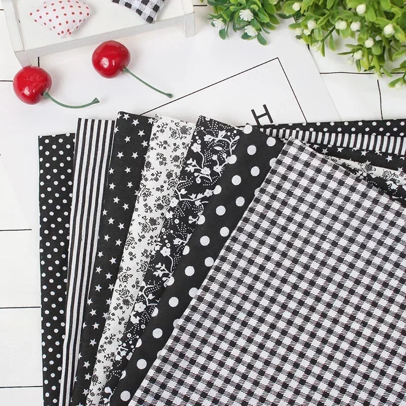 Printed Cotton Fabric Squares 25×25cm — Sewing, Quilting, Patchwork & DIY Handmade Craft Material