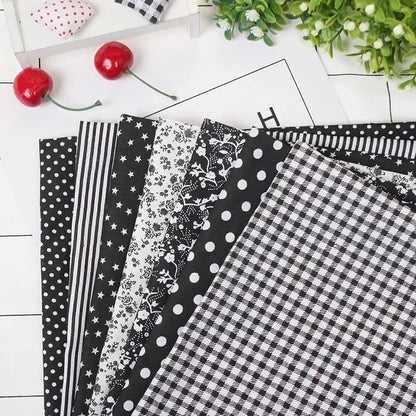 Printed Cotton Fabric Squares 25×25cm — Sewing, Quilting, Patchwork & DIY Handmade Craft Material