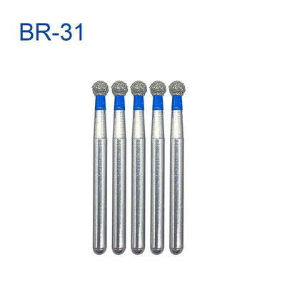 5pcs FG Dia 1.6mm Dental Drills – High-Speed Handpiece Diamond Burs for Teeth Whitening
