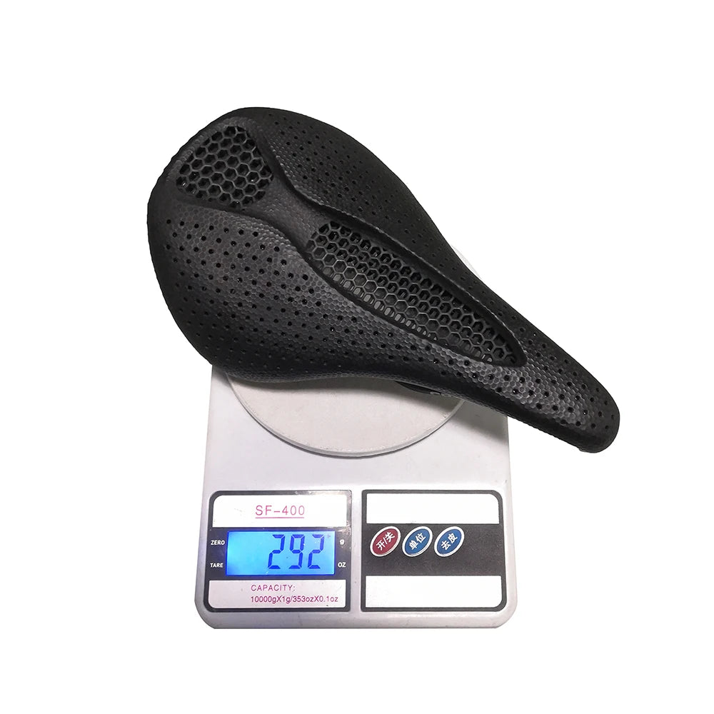 Road Bicycle Saddle - Hollow Gel 3D Printed Comfortable Cushion Seat for Cycling Sports & Road Bikes