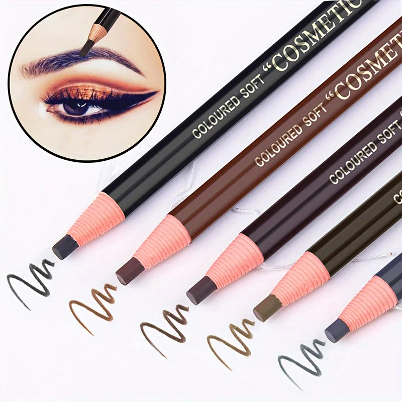 Tear-Off Pull Line Eyebrow Pencil – No Sharpening, Natural Color, Sweat & Smudge Proof Eyebrow Pencil