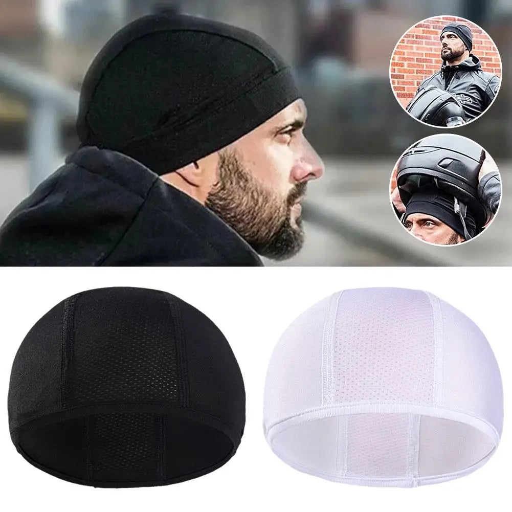 Breathable Motorcycle Helmet Inner Cap - Quick Dry Racing Hat Beanie for Helmet, Motorcycle Accessories