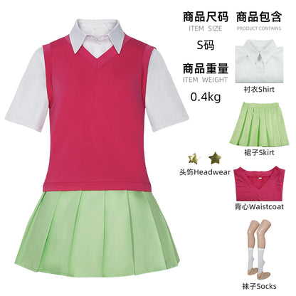 Quintessential Quintuplets Cosplay Costume - Full School Uniform Set for Comic Con & Halloween