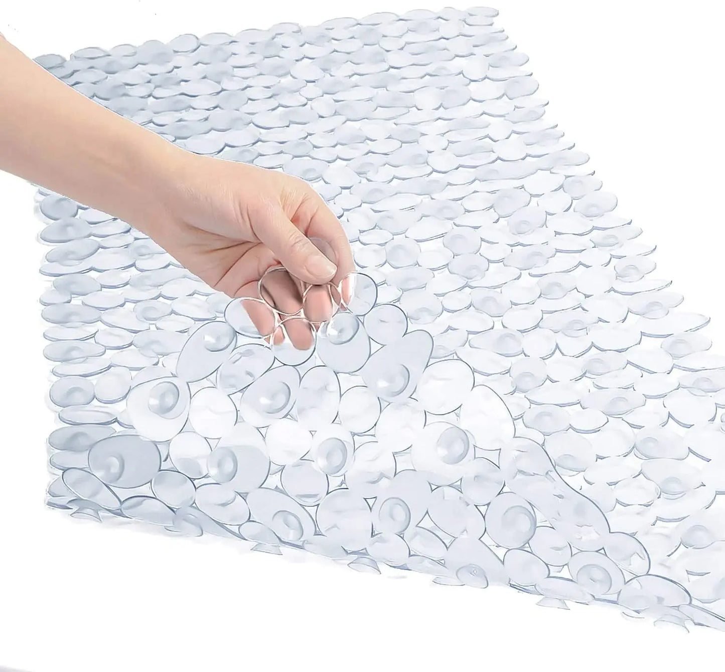 Non-Slip PVC Bathroom Mat with Suction Cups – Waterproof Slip-Resistant Shower & Bathtub Floor Mat