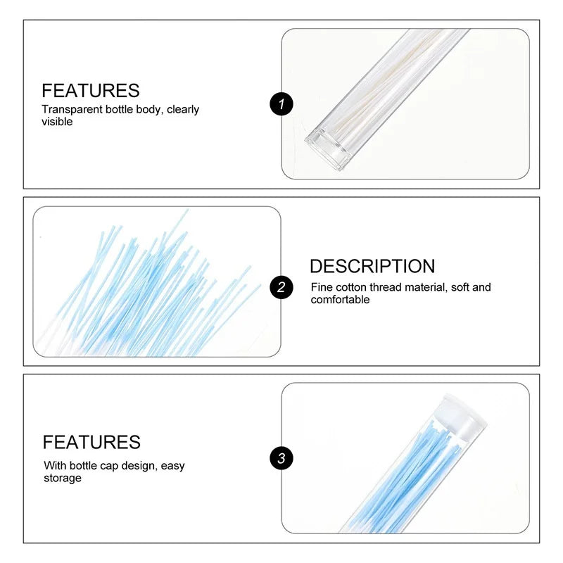120/60pcs Ear Piercing Cleaning Tools – Disposable Ear Hole Cleaner Paper for Dirt & Odor Removal