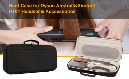 Hard EVA Travel Case for Dyson Airstrait HT01 – Portable Storage Box for Hair Straightener Accessories
