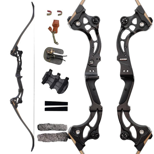JUNXING F163 Recurve Bow - 64 Inch Takedown Archery Bow for Professional Training & Target Shooting
